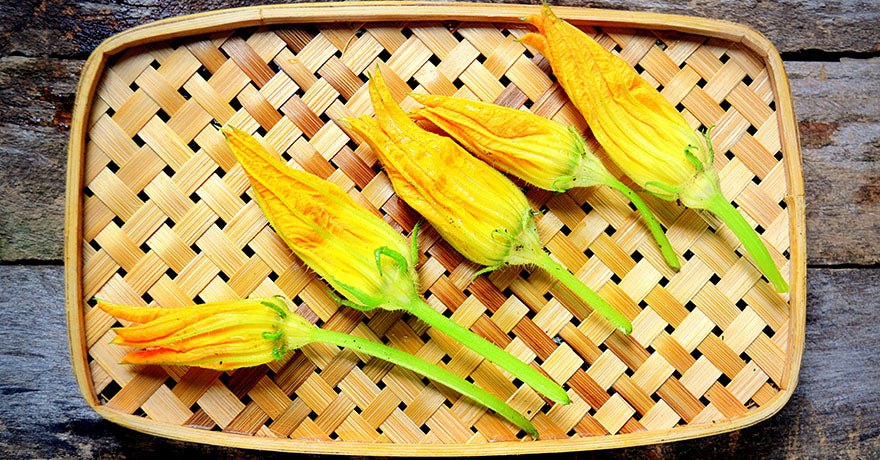 Stuffed Squash Blossoms