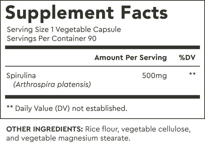 Supplement Facts for Default Title